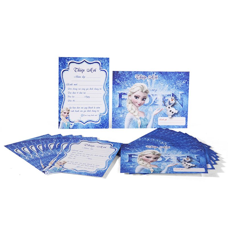 Thiệp Sinh nhật chủ đề Frozen
