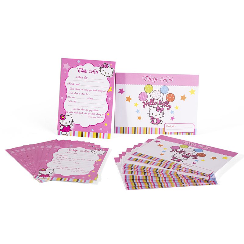 Thiệp Sinh nhật chủ đề Kitty