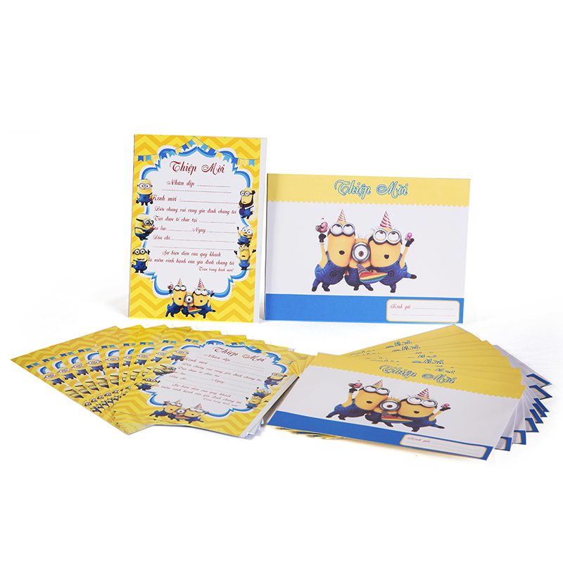 Thiệp Sinh nhật chủ đề Minion