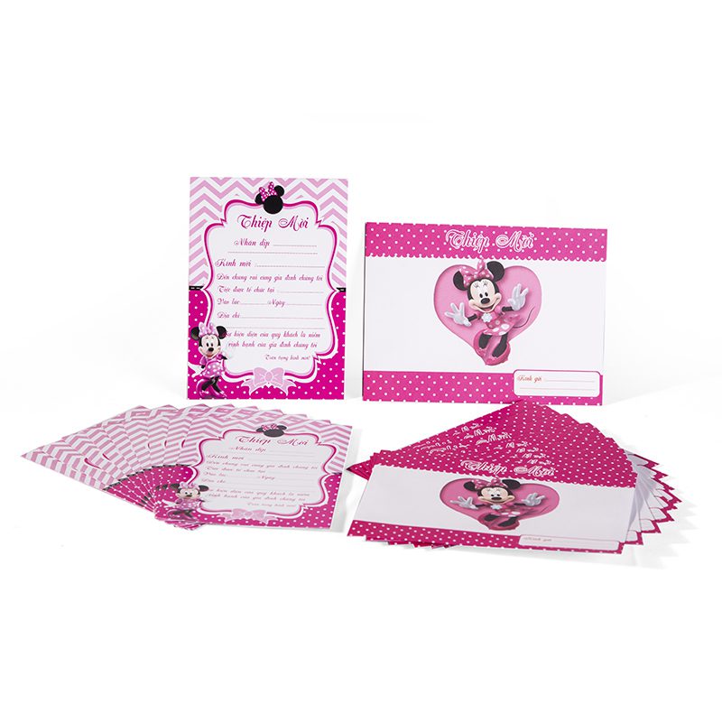 Thiệp Sinh nhật chủ đề Minnie