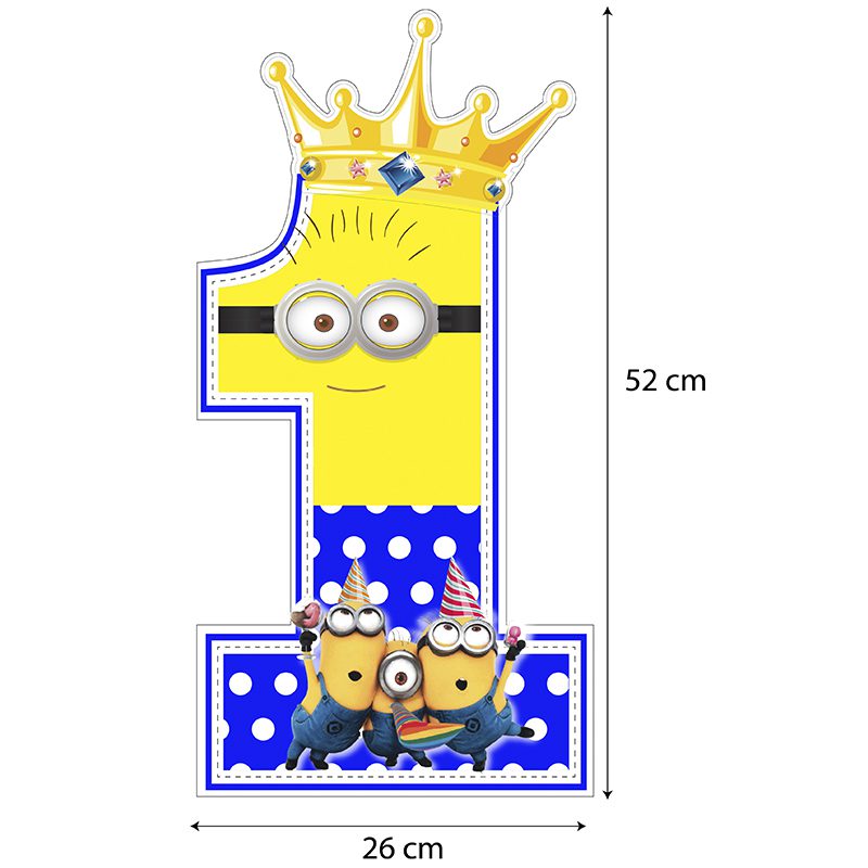 Cây số 1 tuổi chủ đề Minion