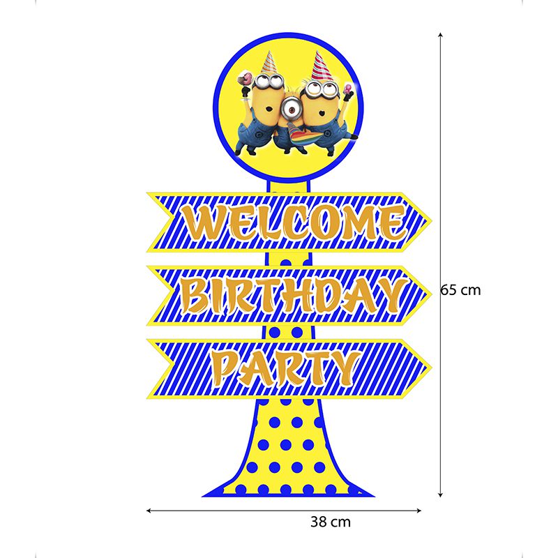 Cây Welcom chủ đề Minion