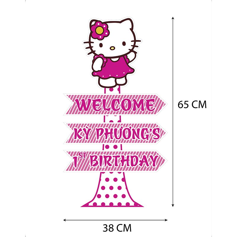 Cây Welcome Chủ đề Kitty