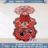 THÁP 3 TẦNG CHỦ ĐỀ MINNIE ĐỎ
