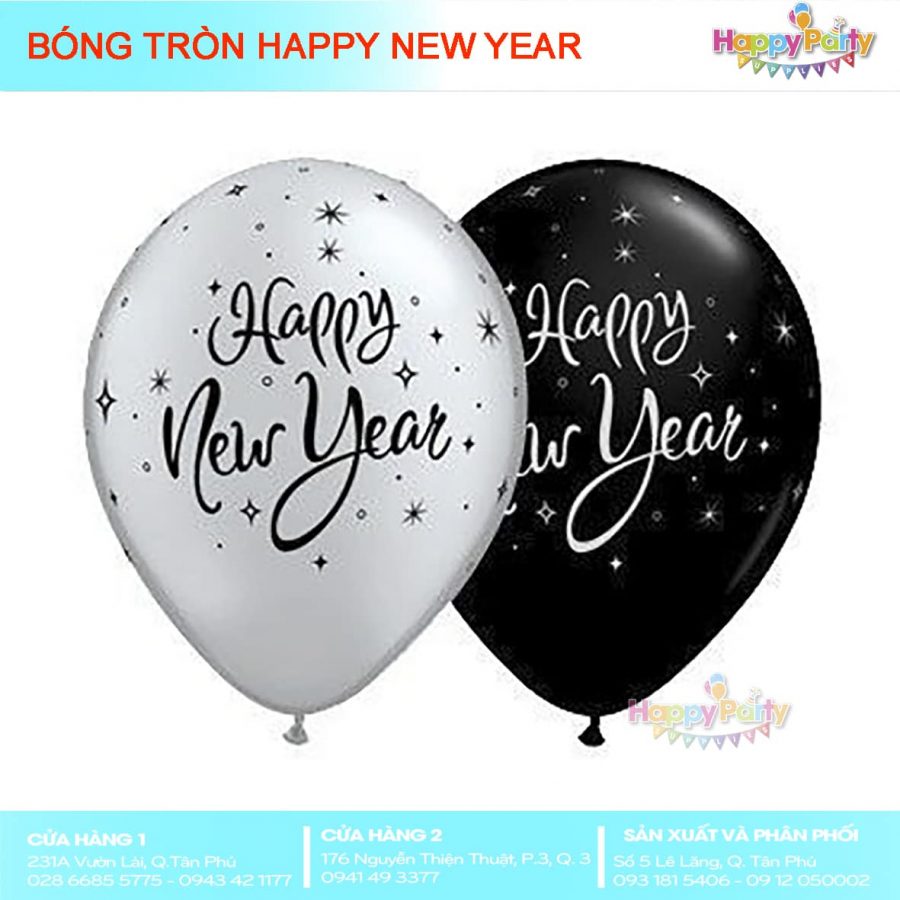 BÓNG TRÒN "HAPPY NEW YEAR"