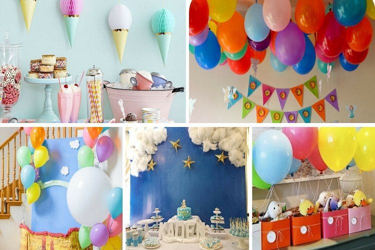 [Hướng dẫn] cách trang trí sinh nhật cho bé tại nhà cực ấn tượng
