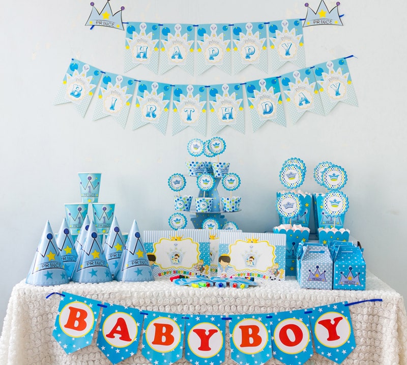 Trang trí sinh nhật cho bé trai mẫu 3