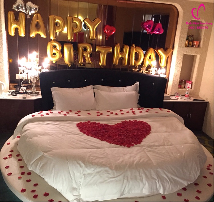 Chi tiết] Cách trang trí sinh nhật trong phòng ngủ cực ấn tượng