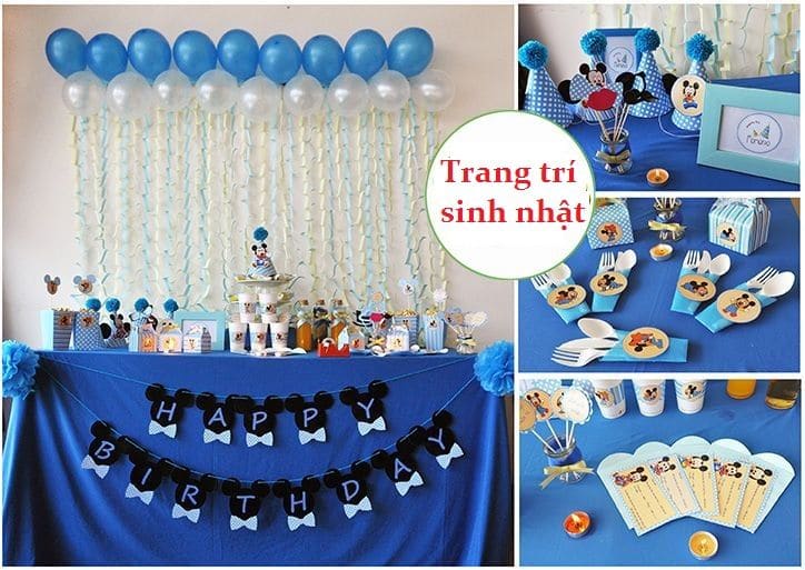 Tổng hợp hình ảnh trang trí sinh nhật đẹp hấp dẫn