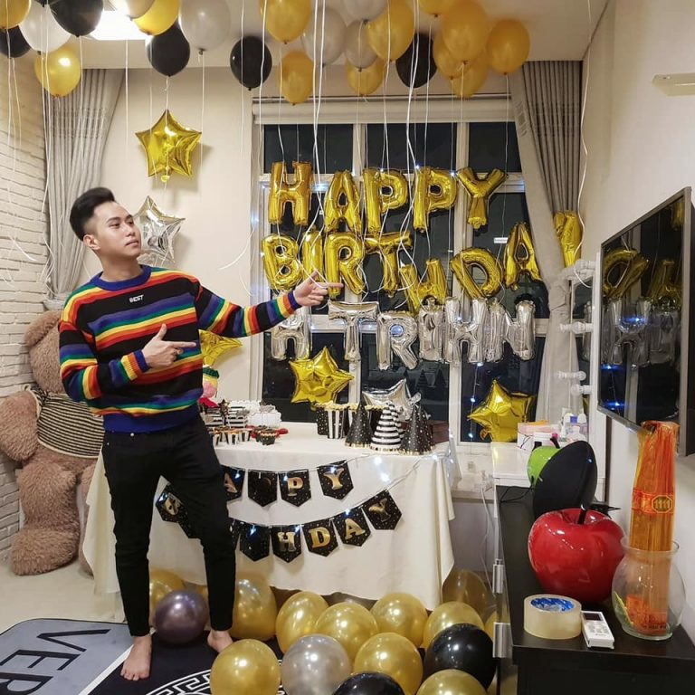 Ý tưởng trang trí sinh nhật cho bạn trai độc đáo