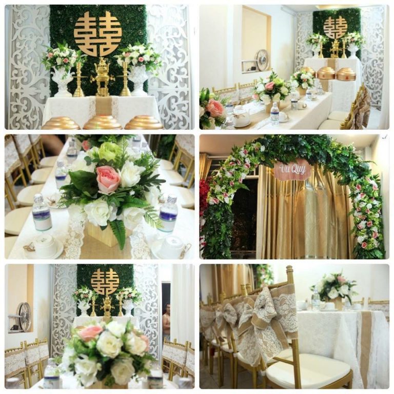 [Kinh nghiệm] Những cách trang trí tiệc cưới tại nhà
