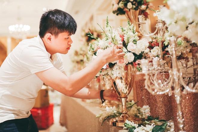 Happyparty là đơn vị cung cấp khóa học trang trí tiệc cưới chuyên nghiệp
