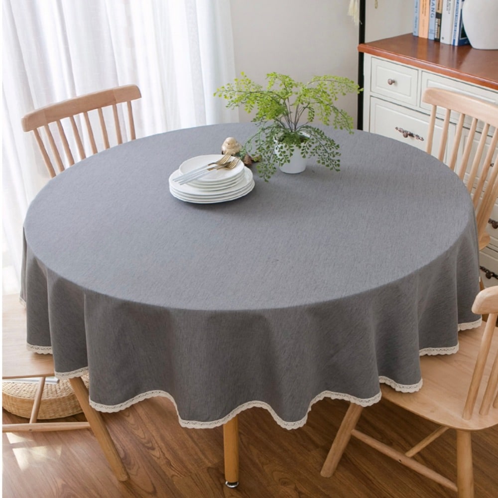 Khăn trải bàn trơn màu