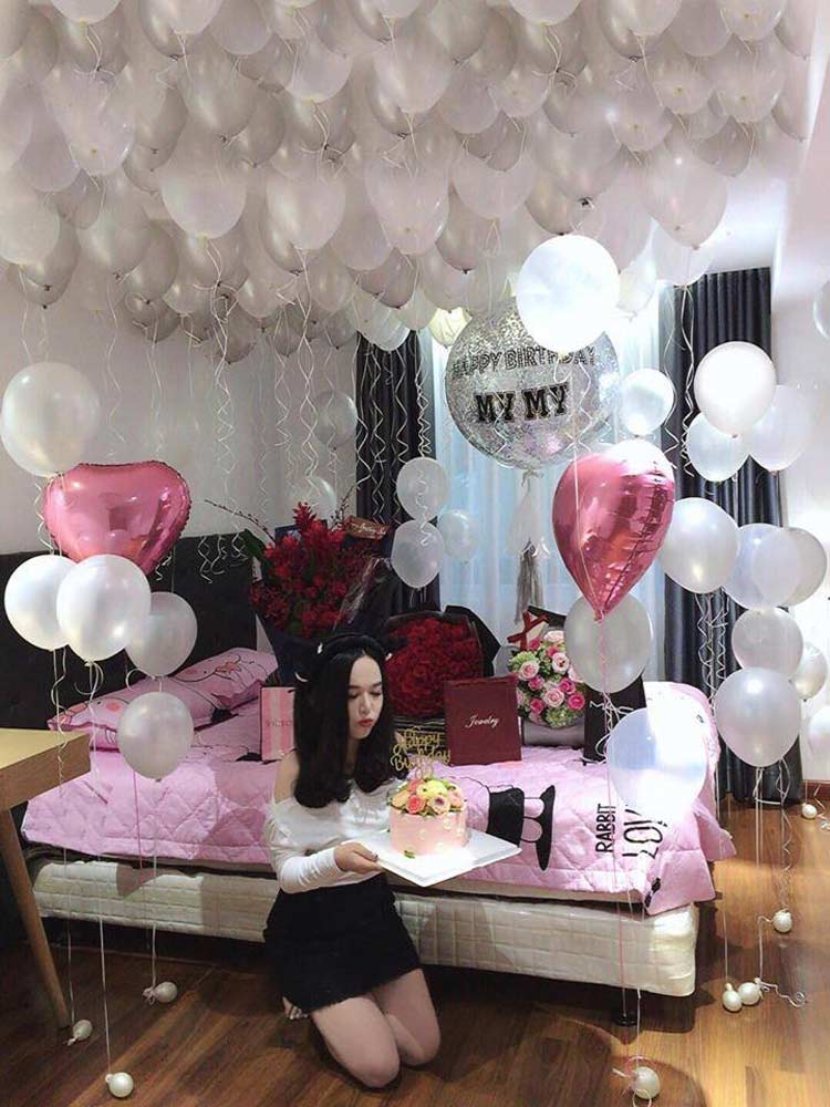 Cách trang trí phòng sinh nhật cho người yêu lãng mạng