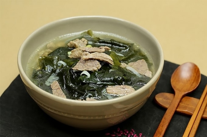 Canh rong biển