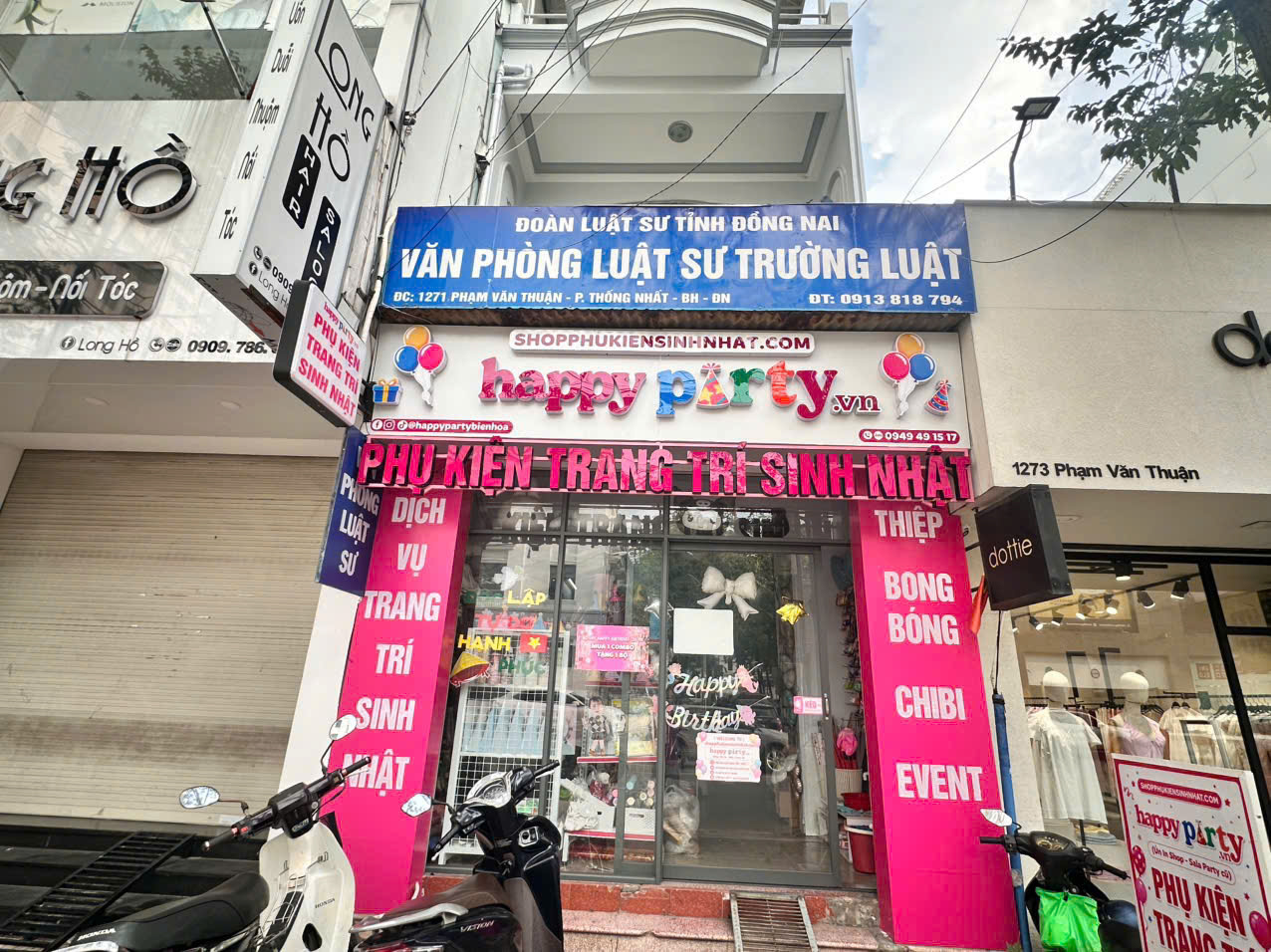 Cửa hàng Happy Party ở 1271 Phạm Văn Thuận, Biên Hòa